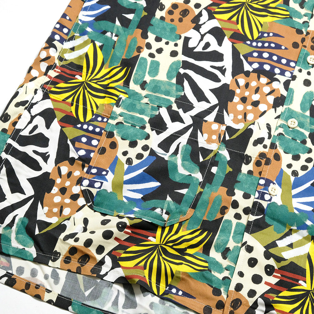 Engineered Garments - Camp Shirt - African Print Patchwork - QT021