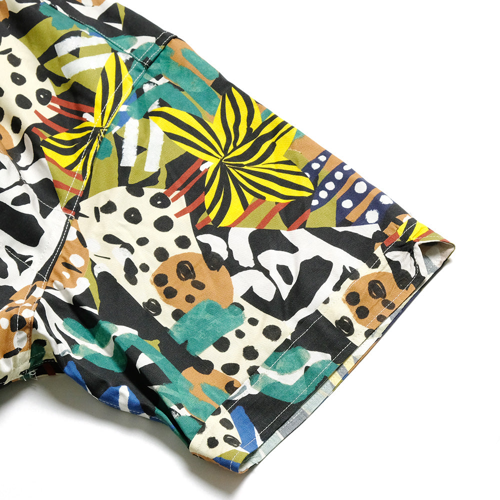 Engineered Garments - Camp Shirt - African Print Patchwork - QT021