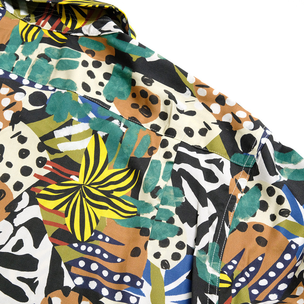 Engineered Garments - Camp Shirt - African Print Patchwork - QT021