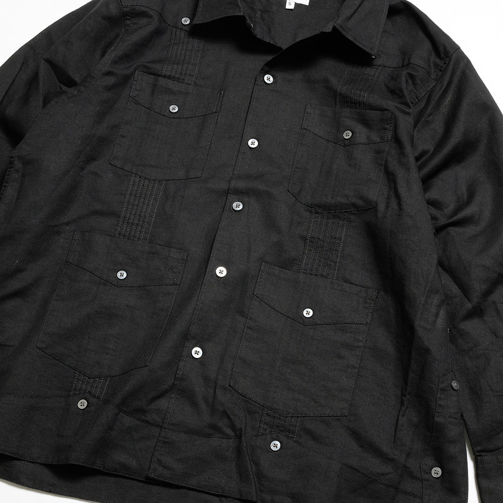 Engineered Garments - Guayabera Shirt - Handkerchief Linen - QT044