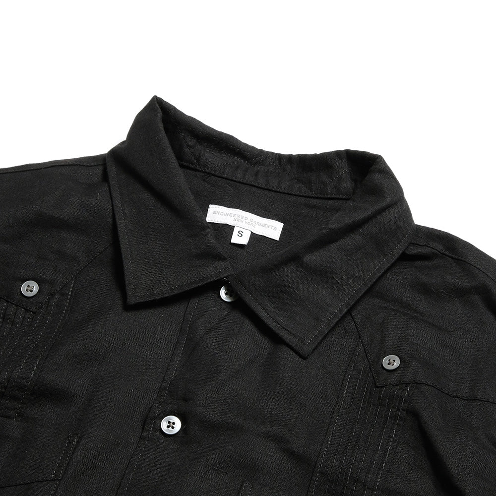 Engineered Garments - Guayabera Shirt - Handkerchief Linen - QT044