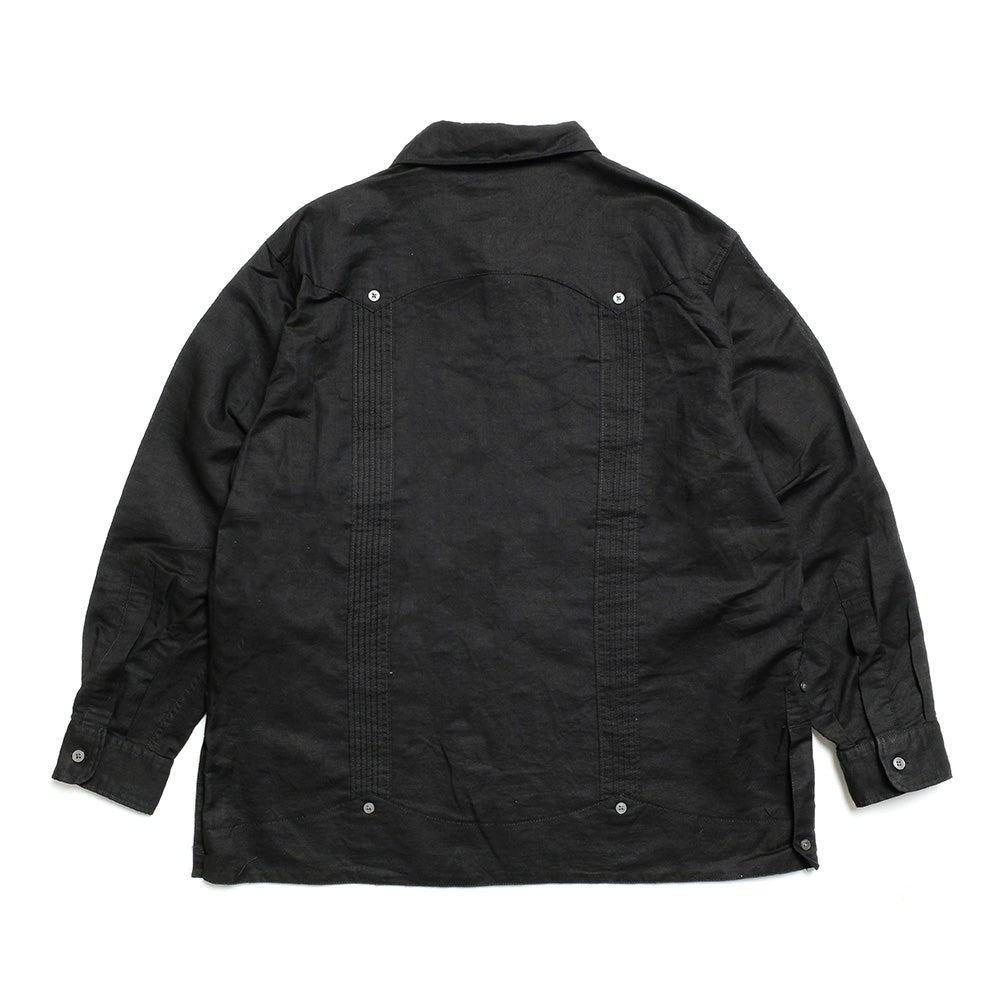 Engineered Garments - Guayabera Shirt - Handkerchief Linen - QT044