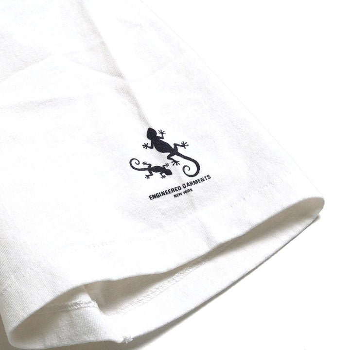Engineered Garments - Printed Cross Crew Neck T-shirt - Gecko - QT260 / QT262 / QT263