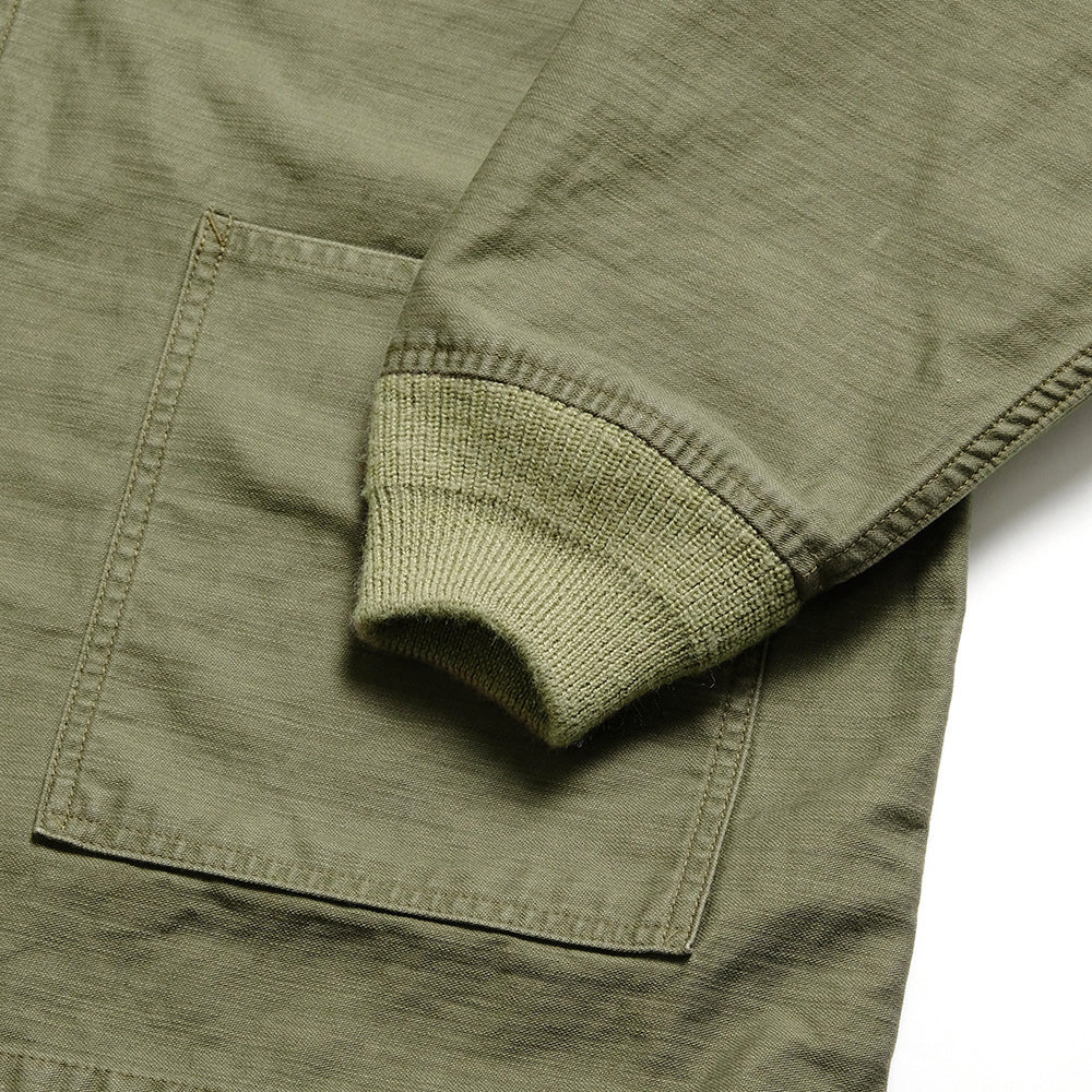 Needles - Stand Collar Army Shirt - Back Sateen - QV146