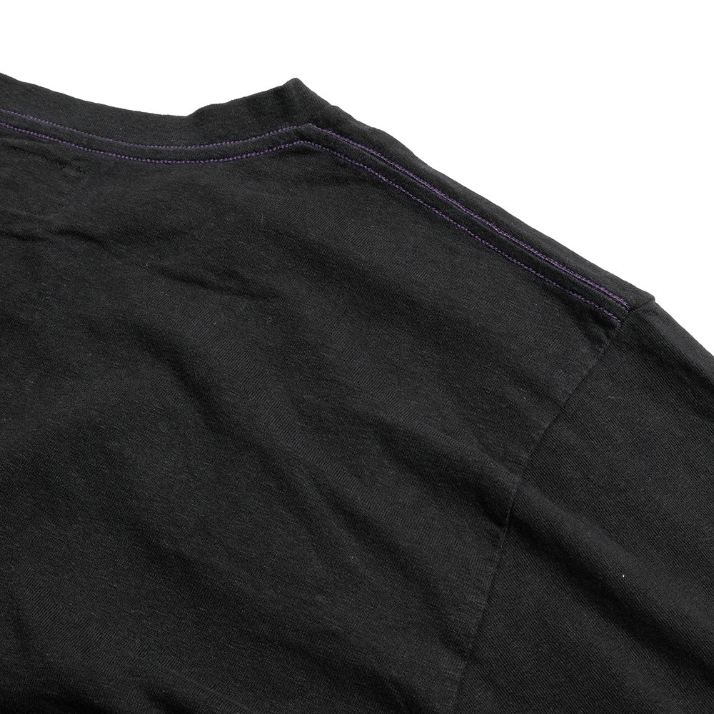 Needles  - S/S Papillon Emb. Pocket T-shirt - Cotton Jersey - QV357