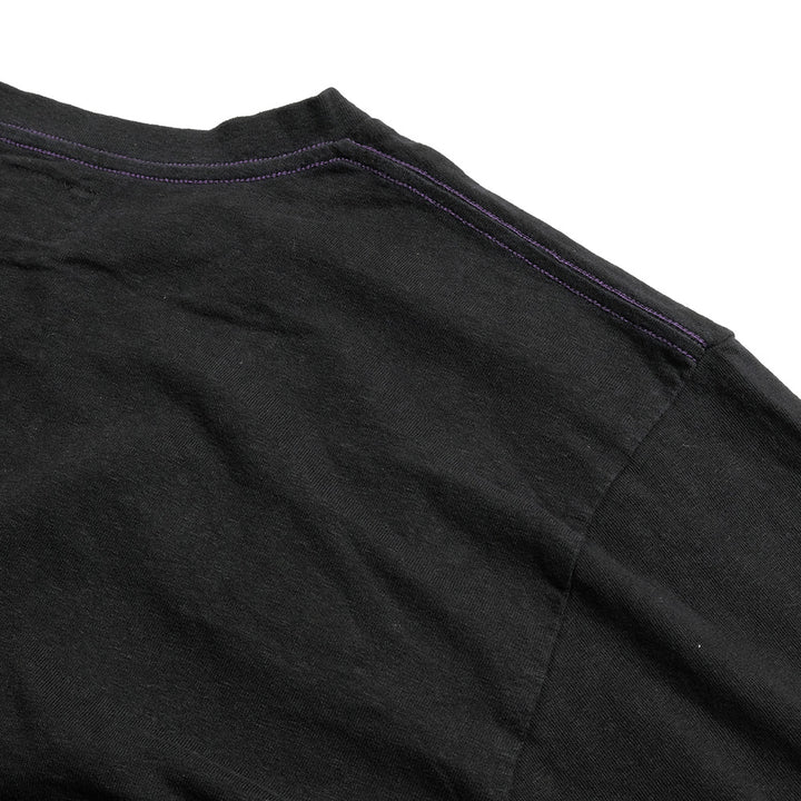 Needles  - S/S Papillon Emb. Pocket T-shirt - Cotton Jersey - QV357