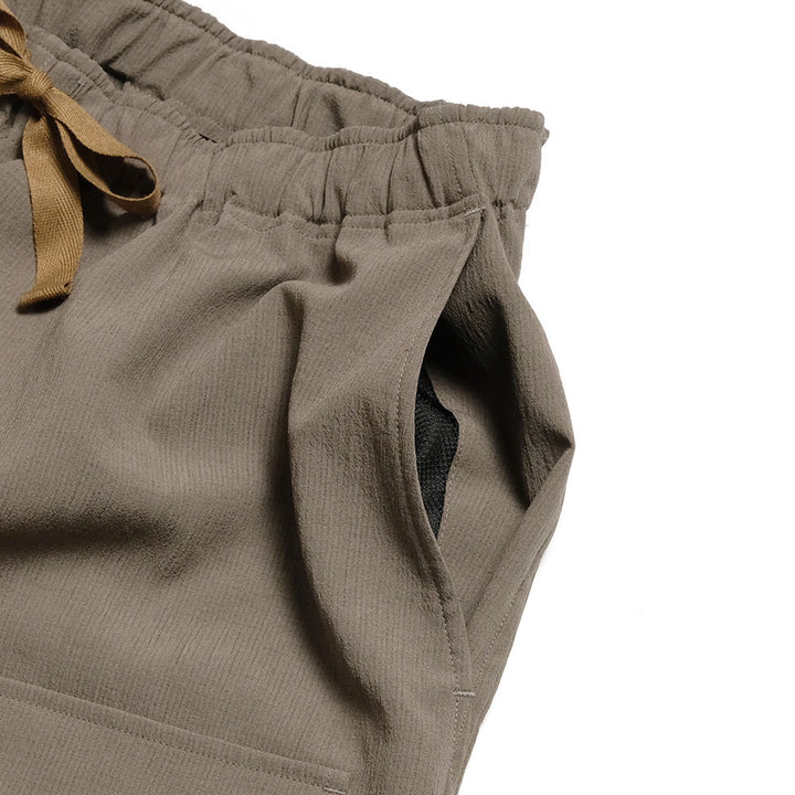 SOUTH2 WEST8 -  String Cuff Balloon Pant - Poly Washer Cloth - QV582