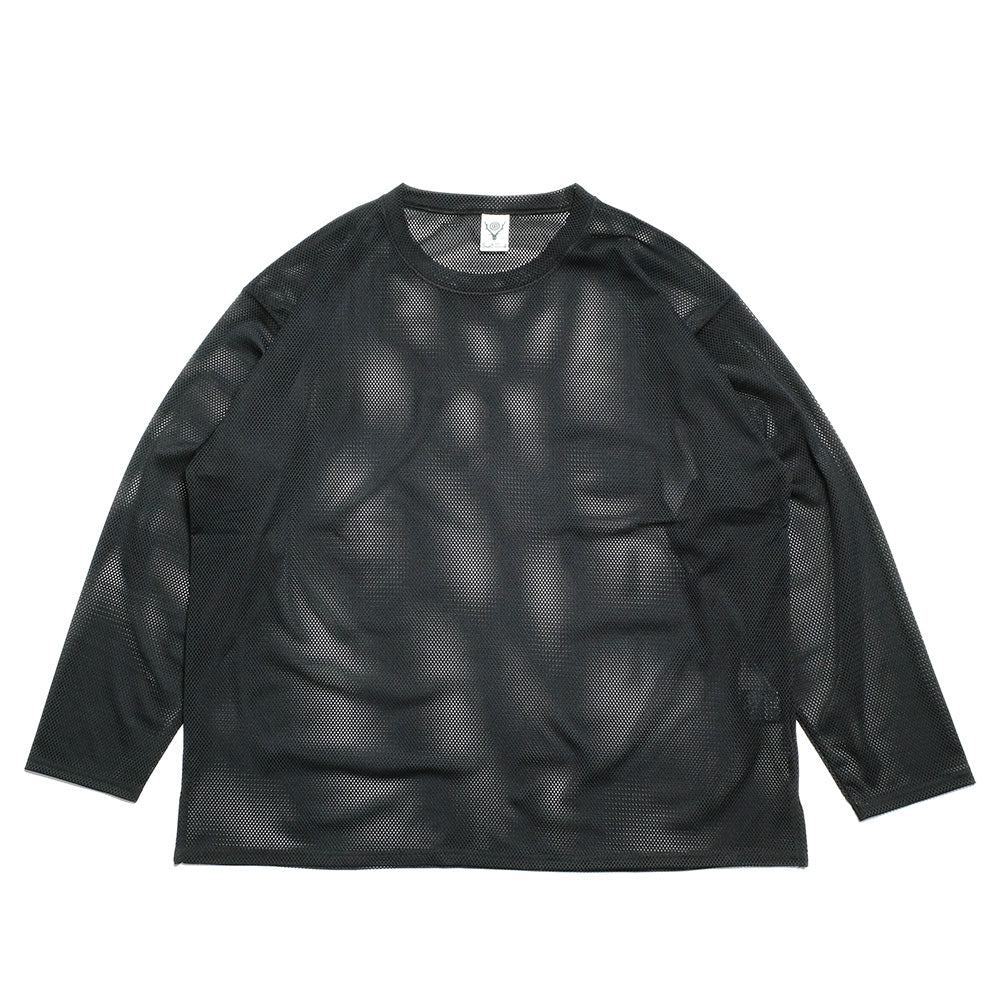 SOUTH2 WEST8 Crew Neck Shirt Knit Mesh QV663