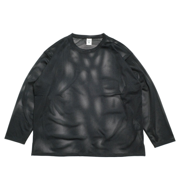 SOUTH2 WEST8 Crew Neck Shirt Knit Mesh QV663