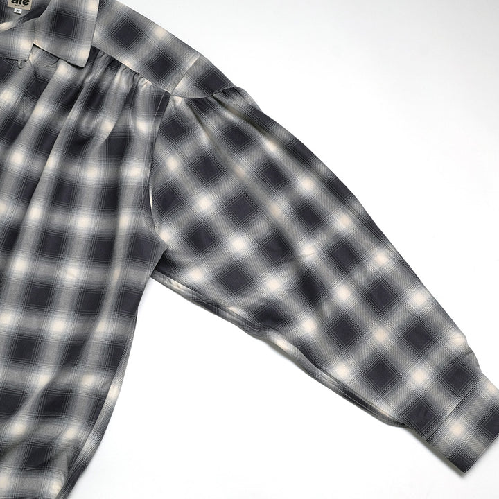 AïE  - Painter Shirt - Ombre Rayon Twill - Plaid - QV810