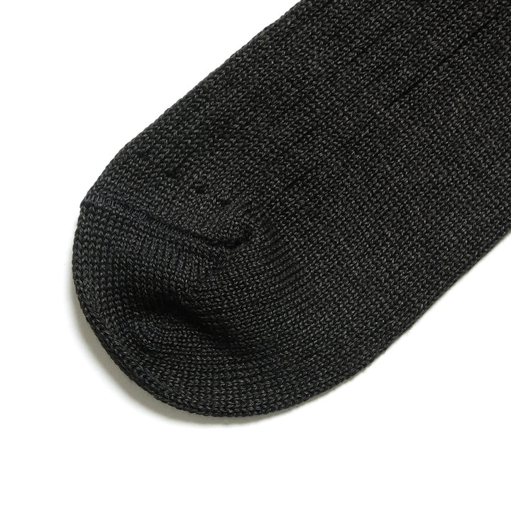 ROTOTO - LINEN COTTON RIBBED CREW SOCKS - R1461-231