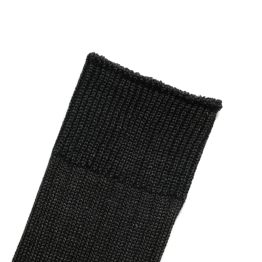 ROTOTO - LINEN COTTON RIBBED CREW SOCKS - R1461-231