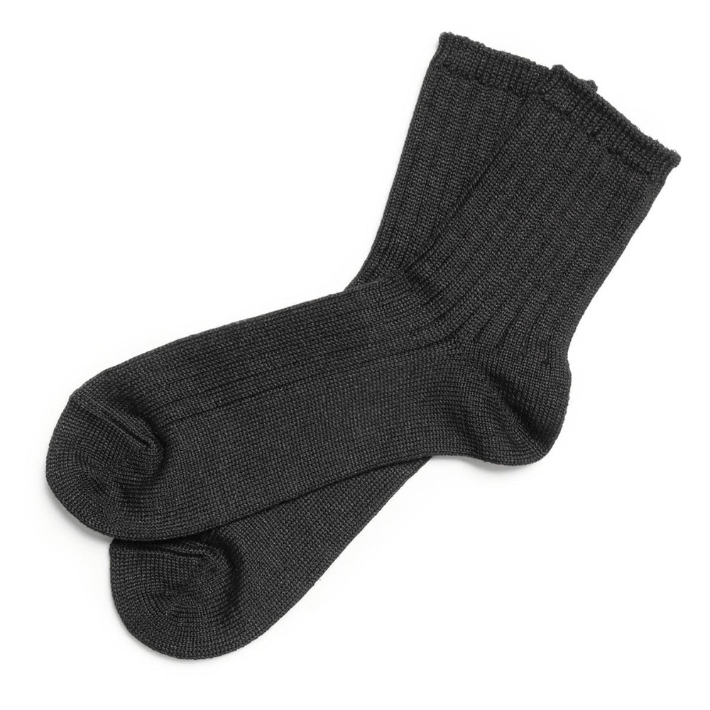 ROTOTO - LINEN COTTON RIBBED ANKLE SOCKS - R1462-231