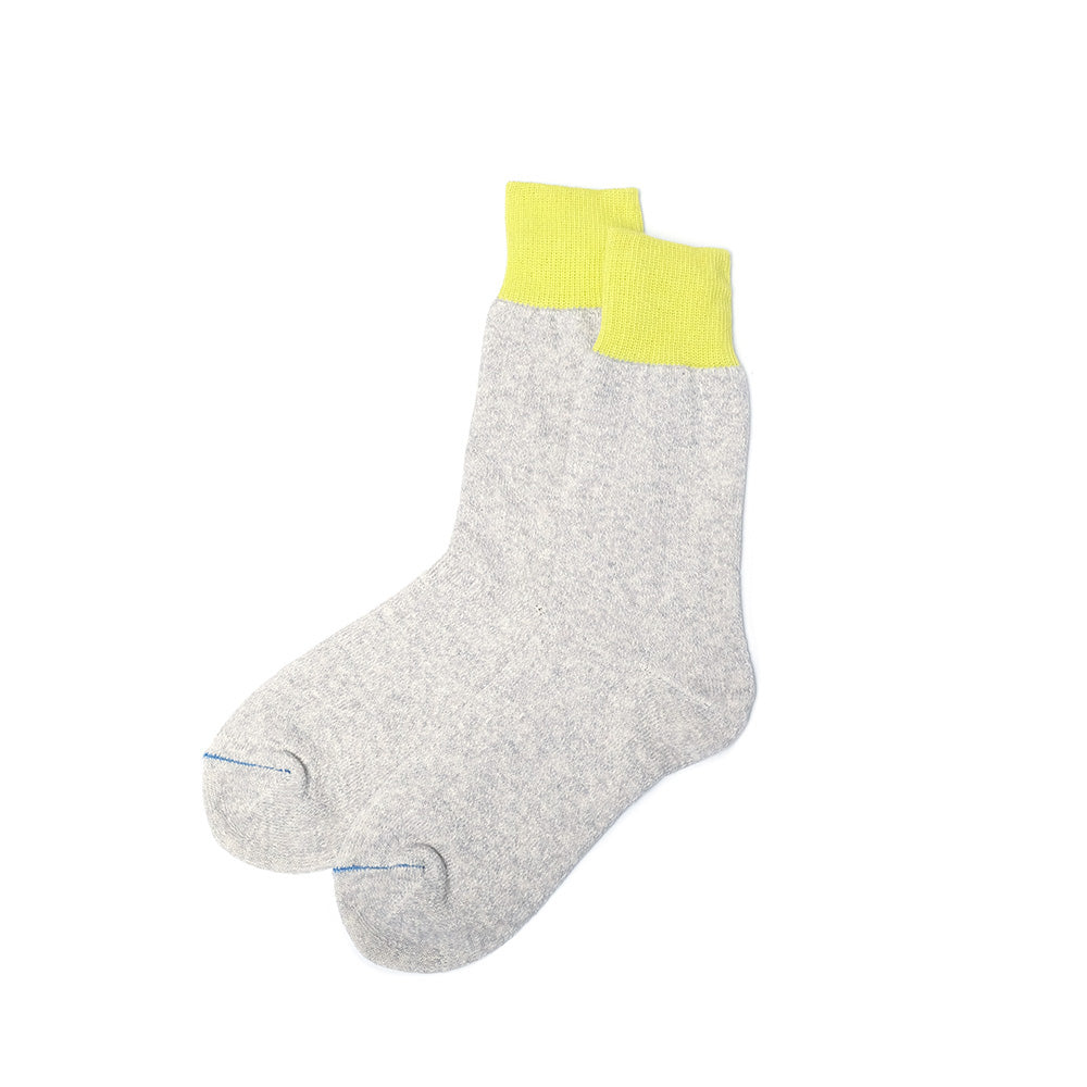 ROTOTO - DOUBLE FACE CREW SOCKS - SILK ＆ COTTON - R1515-241