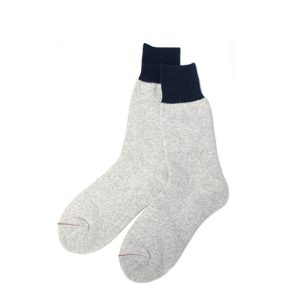 ROTOTO - DOUBLE FACE CREW SOCKS - SILK ＆ COTTON - R1515-241