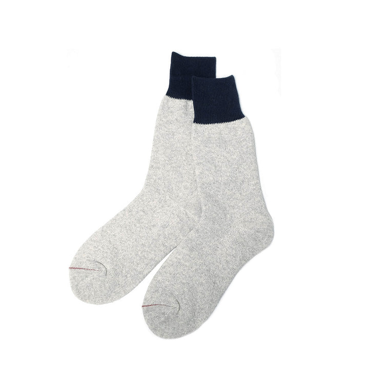 ROTOTO - DOUBLE FACE CREW SOCKS - SILK ＆ COTTON - R1515-241