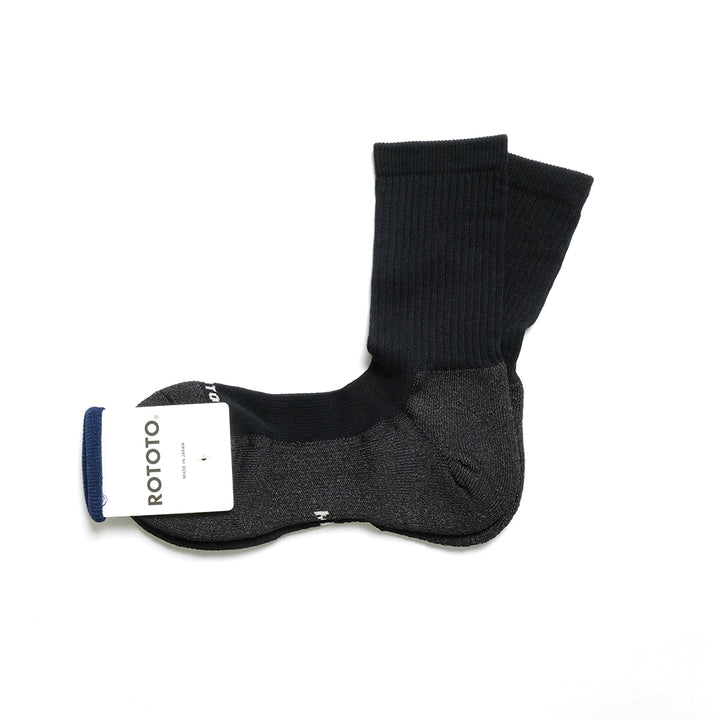 ROTOTO - WASHI CUSHION  CREW SOCKS - R1533-241