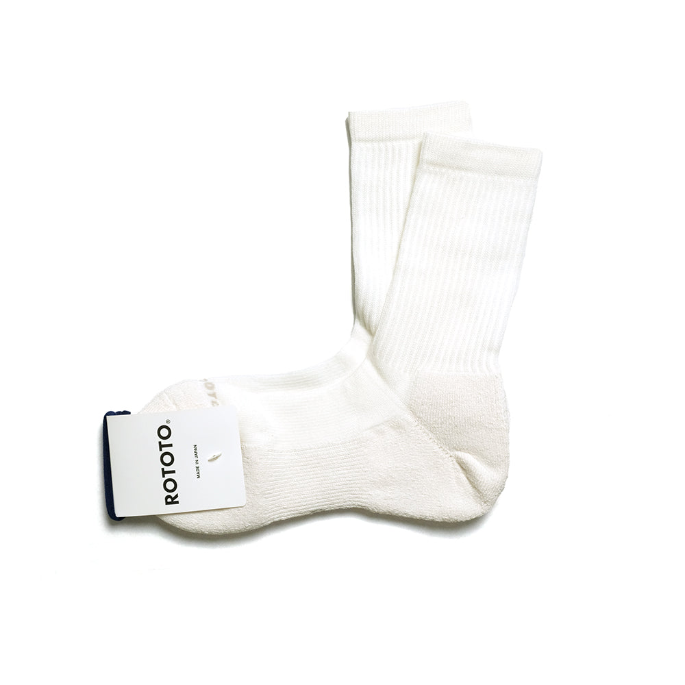 ROTOTO - WASHI CUSHION  CREW SOCKS - R1533-241