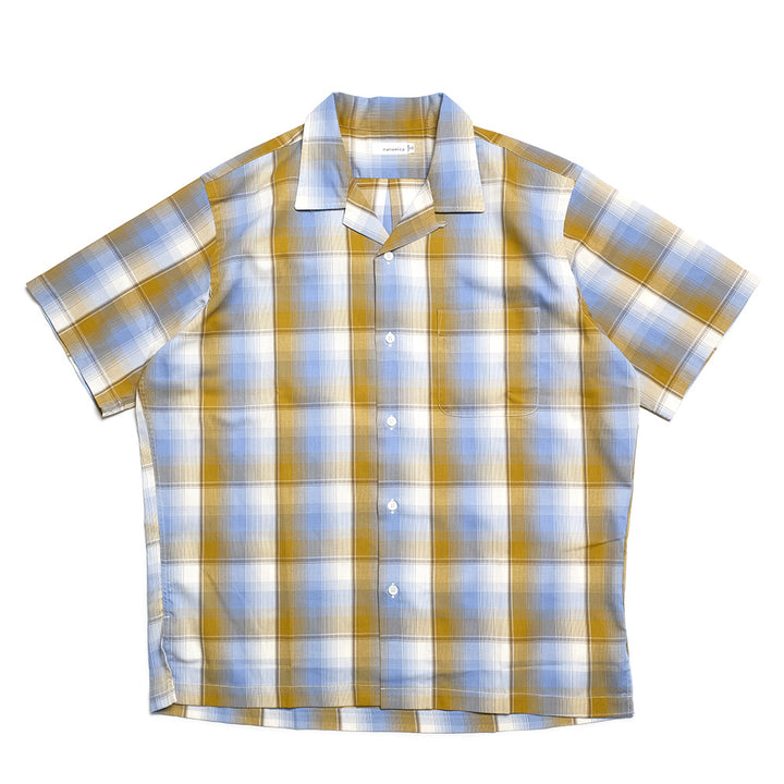 nanamica - Open Collar Pique S/S Shirt - S25SG076