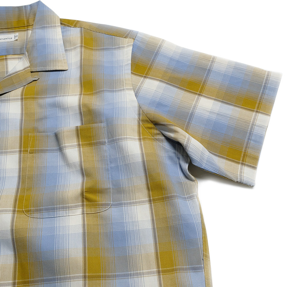 nanamica - Open Collar Pique S/S Shirt - S25SG076