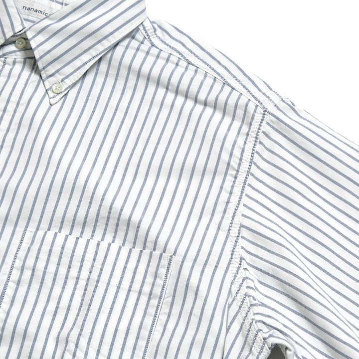 nanamica - Button Down Stripe Wind Shirt -  S25SG090