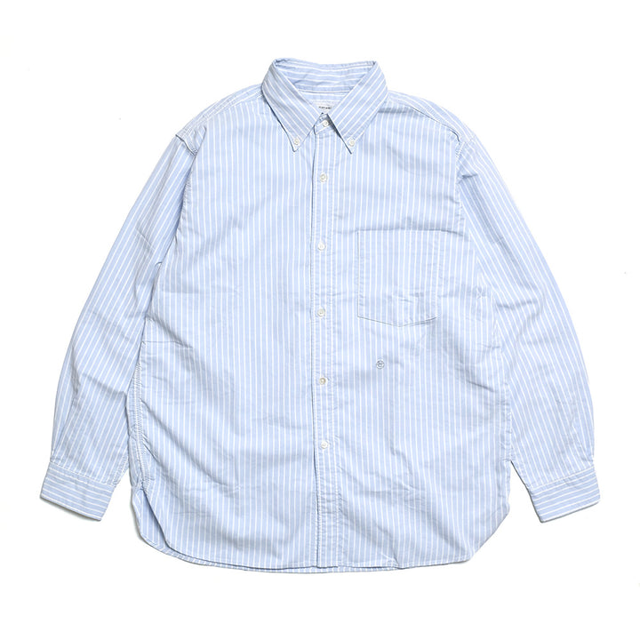 nanamica - Button Down Stripe Wind Shirt -  S25SG090