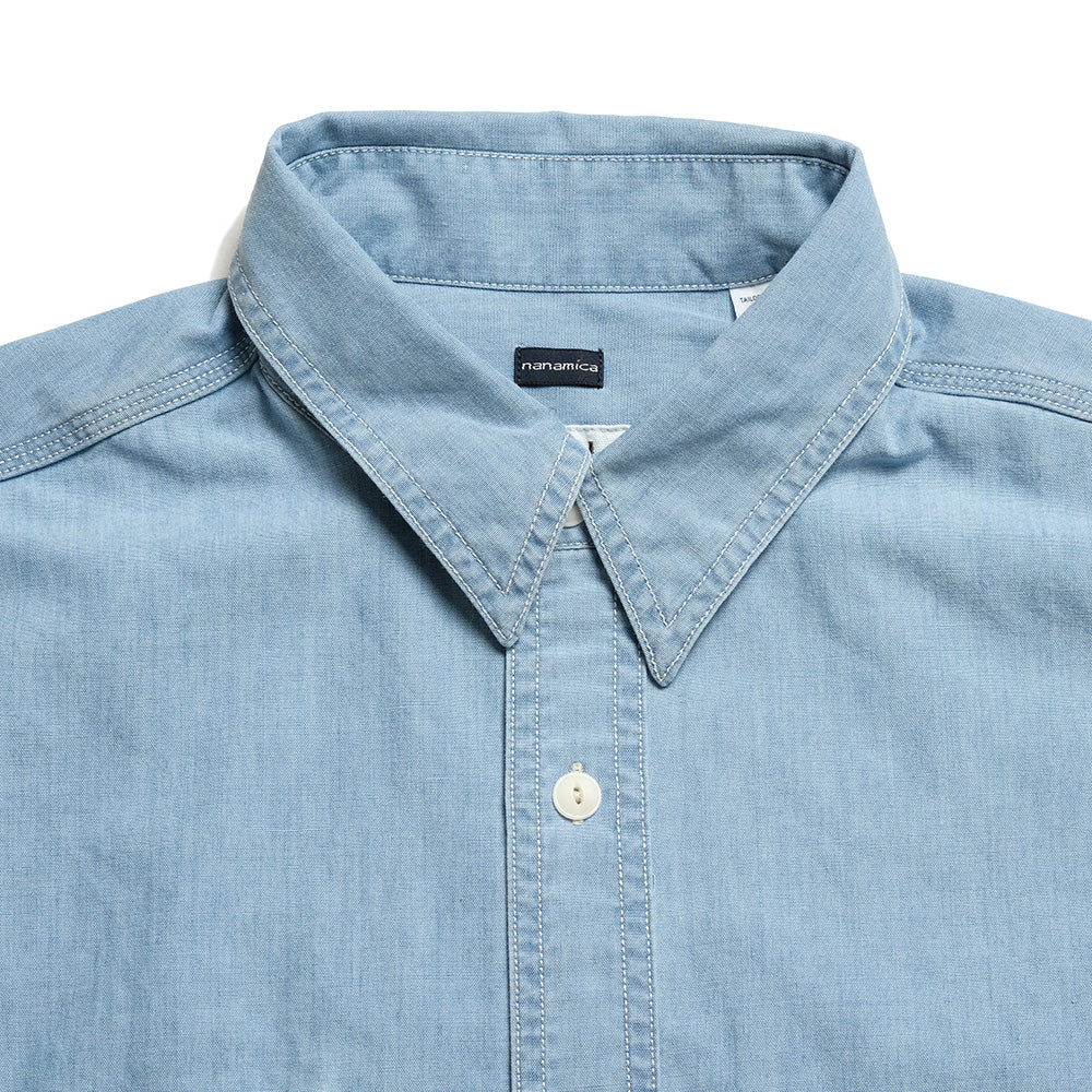 nanamica - Regular Collar Chambray Shirt - S26SG011