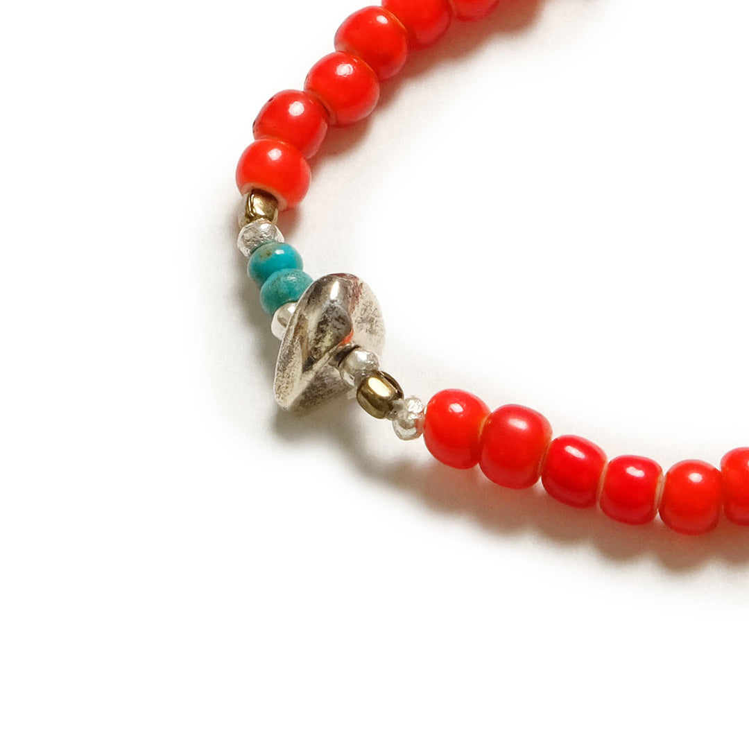 SunKu - White Heart Beads Bracelet - SK-001