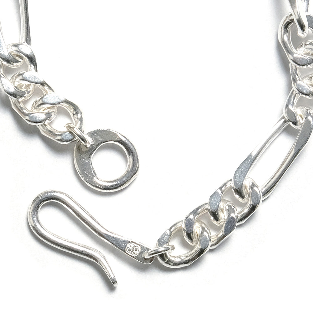 SunKu - Chain Bracelet(Figaro) - Silver - SK-296-FG