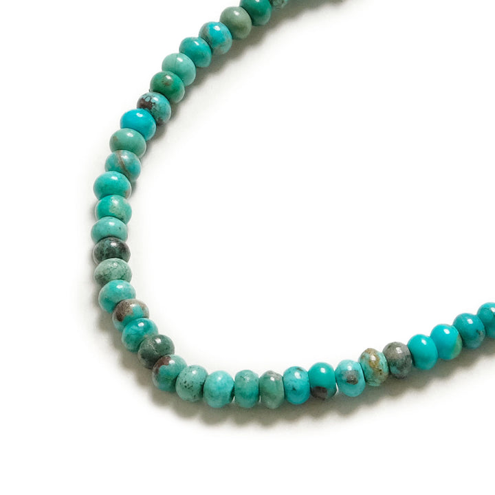 SunKu - Turquoise &amp; Silver Pipe Beads Bracelet -SK-344