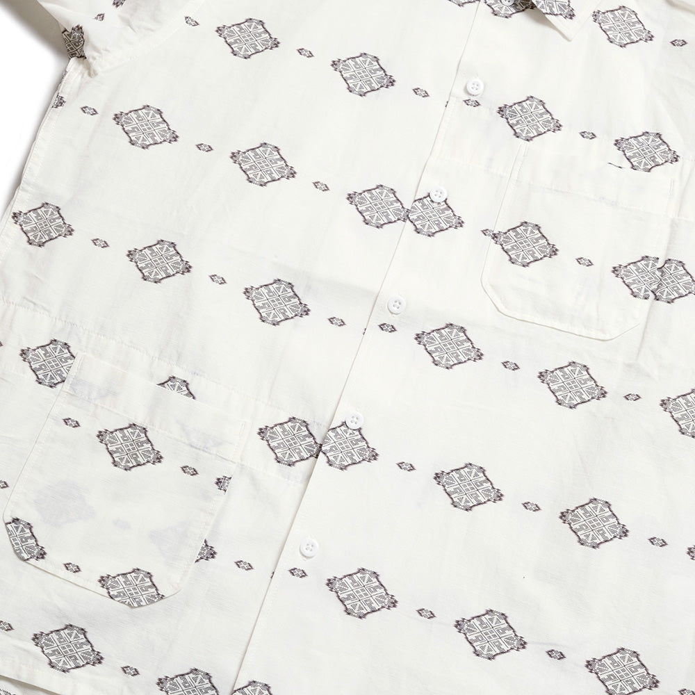 Engineered Garments - Camp Shirt - Cotton Ikat Print - SW016