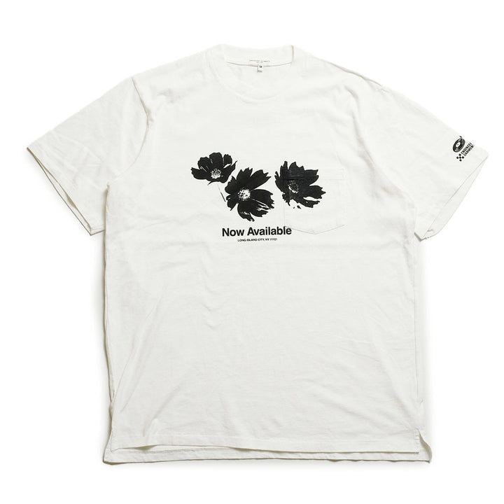 Engineered Garments - Printed Cross Crew Neck T-shirt - Flower - SW132-FL / SW133-FL