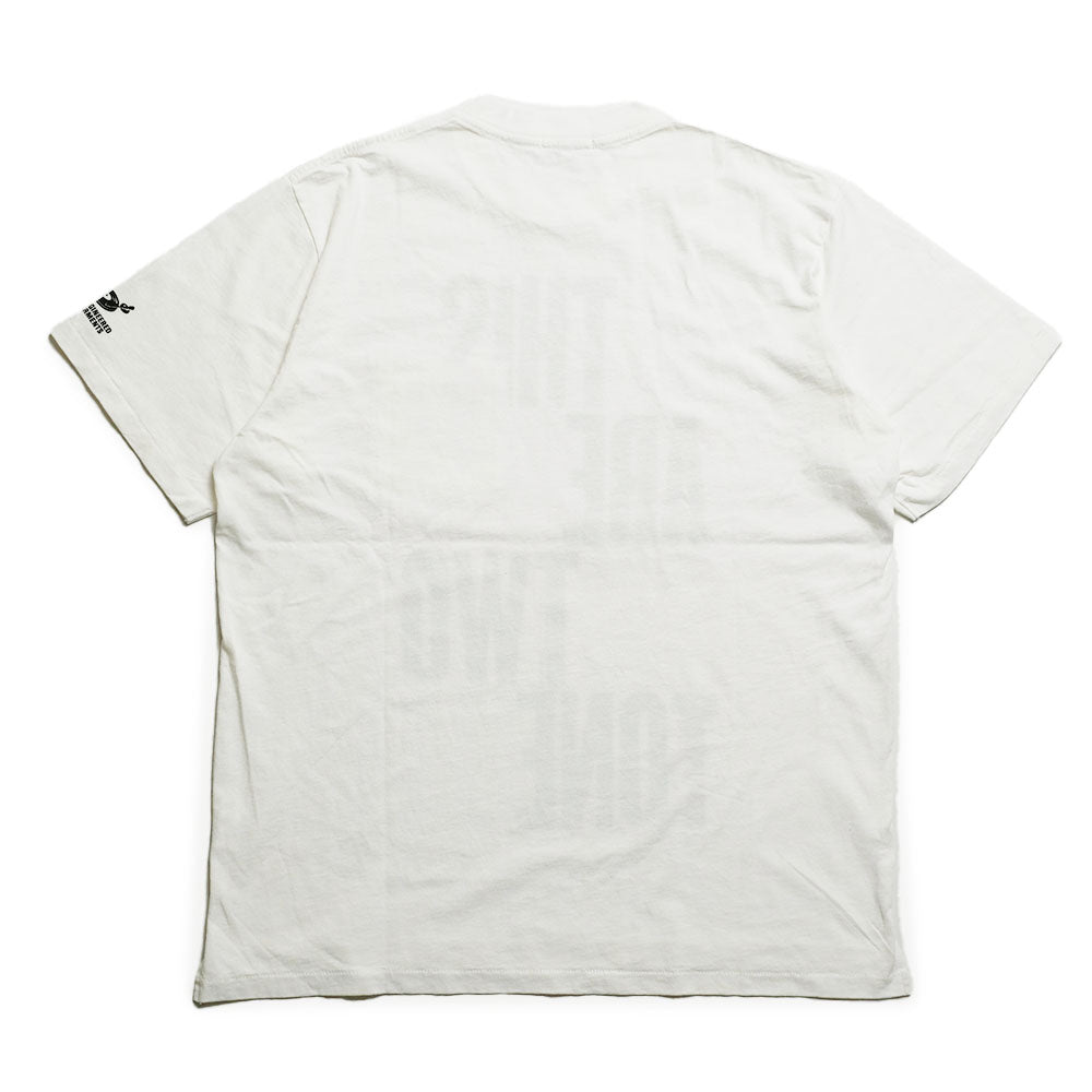 Engineered Garments - Printed Cross Crew Neck T-shirt - This Are - SW133-THI