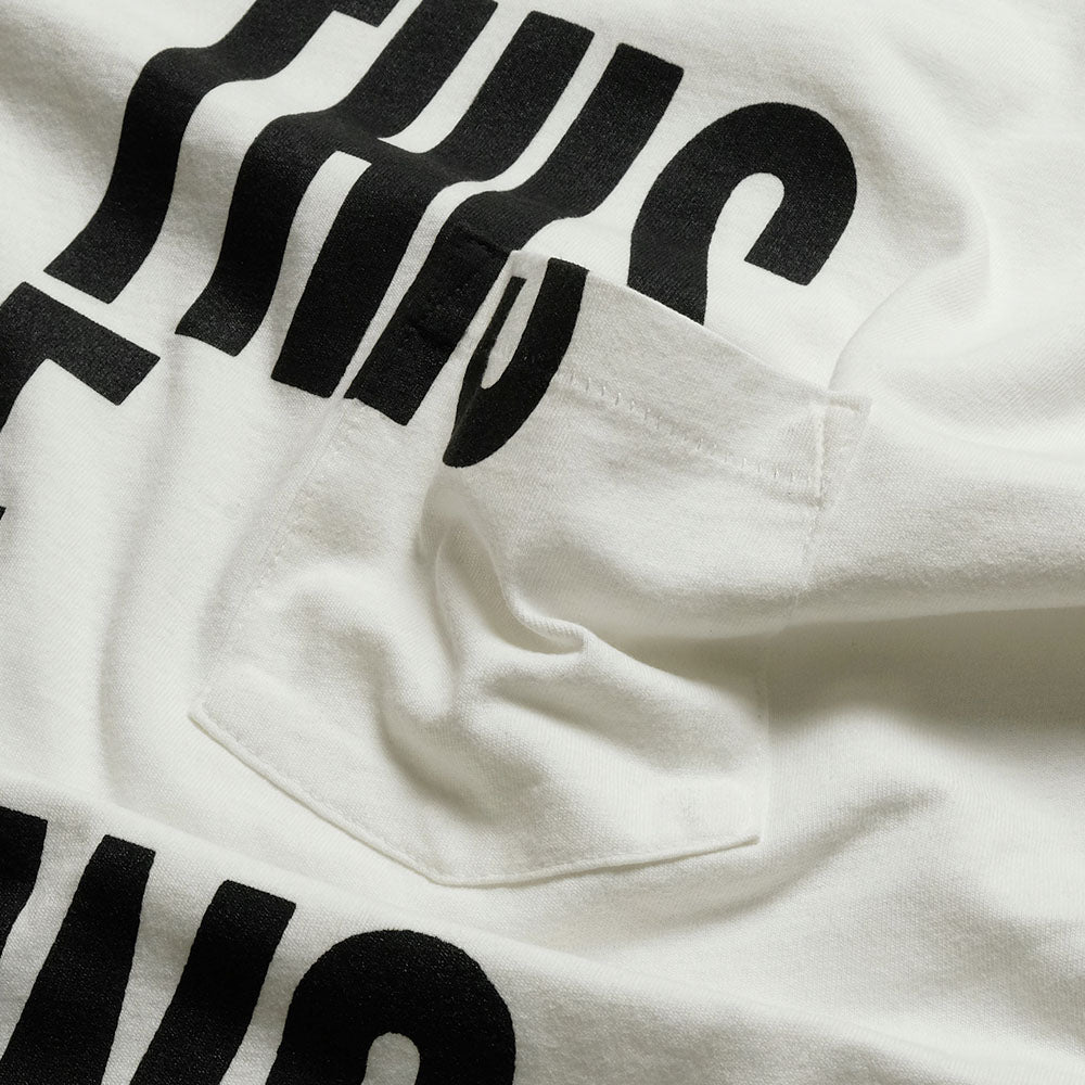 Engineered Garments - Printed Cross Crew Neck T-shirt - This Are - SW133-THI