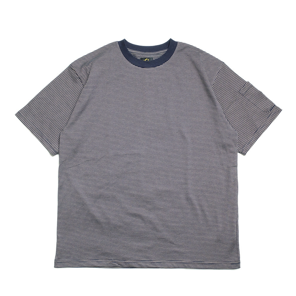 Needles  - S/S Crew Neck Tee - Cotton Stripe Jersey  - SX446