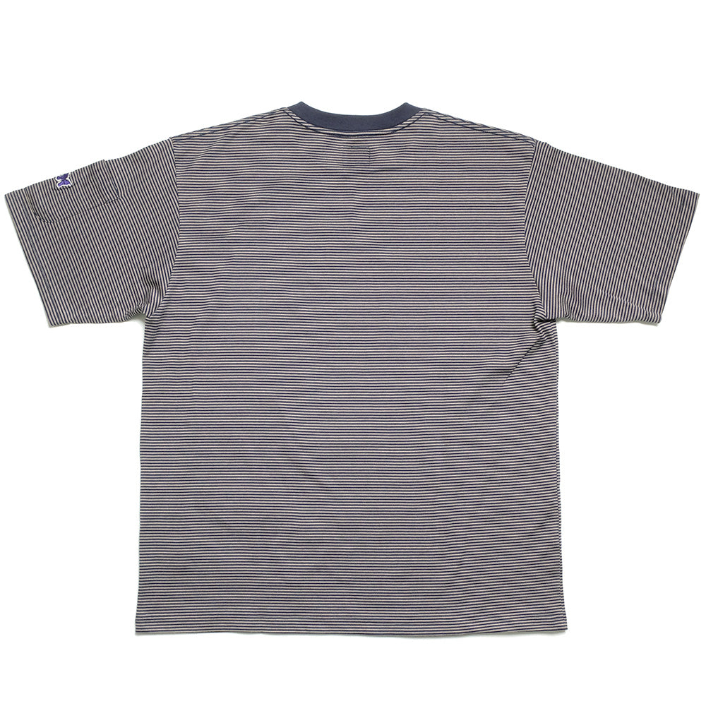 Needles  - S/S Crew Neck Tee - Cotton Stripe Jersey  - SX446
