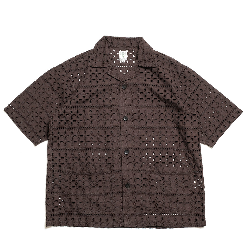 SOUTH2 WEST8 - Cabana Shirt - Cutwork Embroidery - SX701