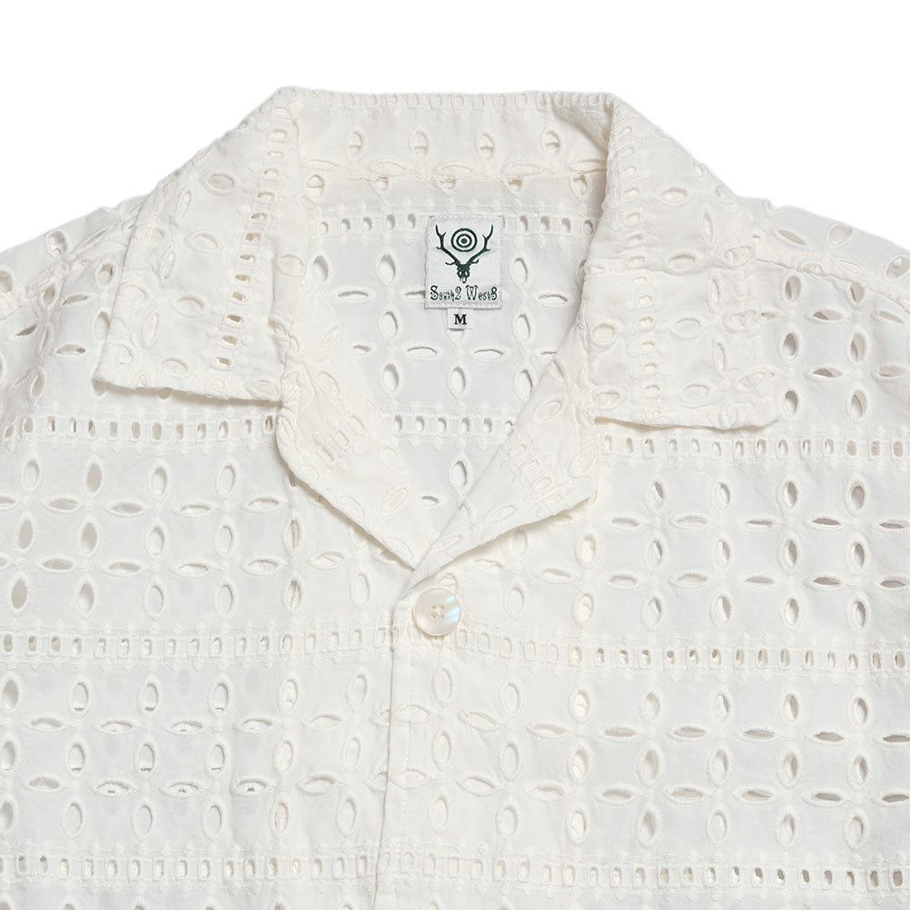 SOUTH2 WEST8 - Cabana Shirt - Cutwork Embroidery - SX701