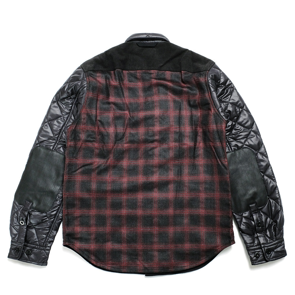 JUNYA WATANABE MAN - Ester Ripstop × Wool check shirt - WL-B026-051