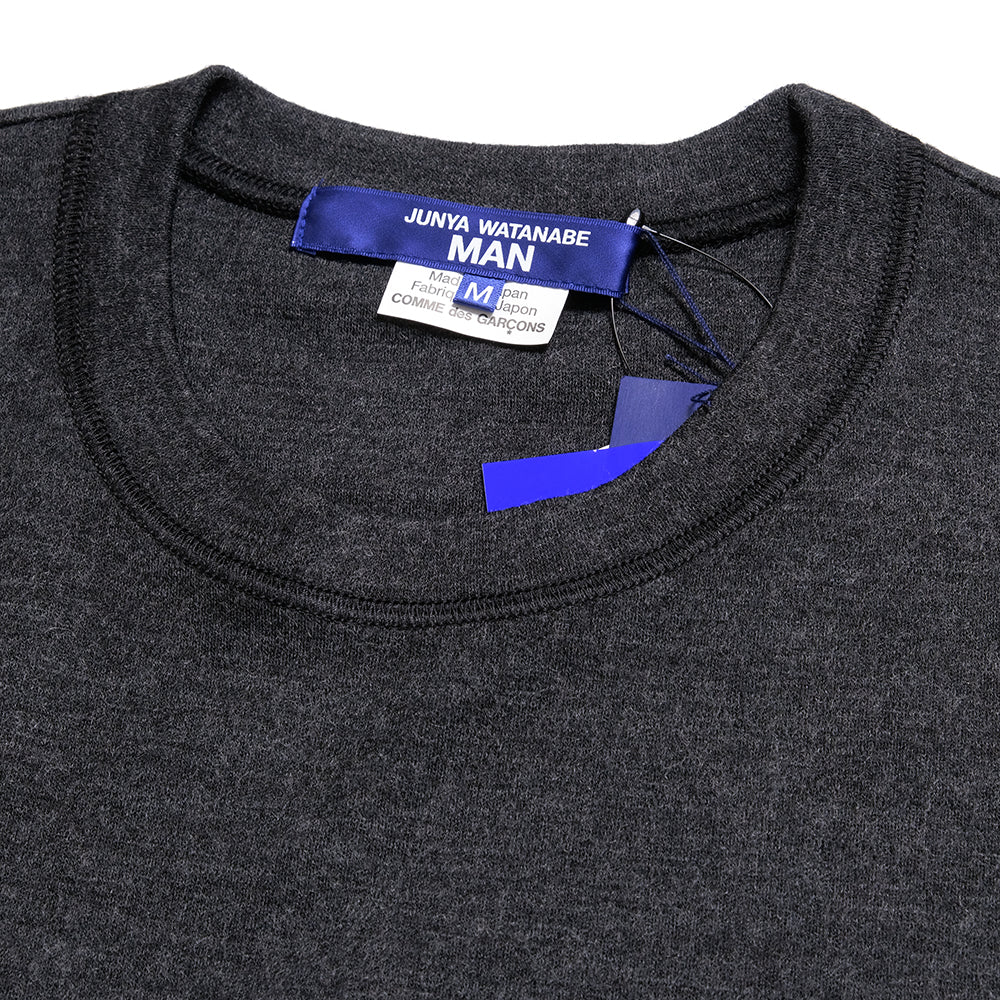 JUNYA WATANABE MAN - WOOL L/S T-SHIRT - WL-T015-051
