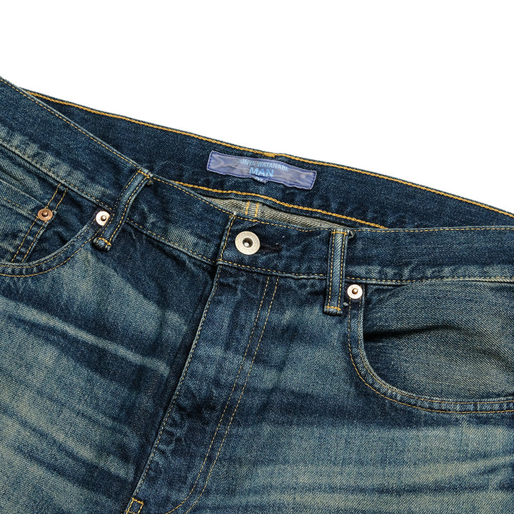 JUNYA WATANABE MAN - Cotton Distressed Denim Pants - WO-P020-051