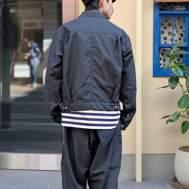 JUNYA WATANABE MAN - Ester Viscose Stripe 2nd Jacket - Collaborated with Levi's - WQ-J210-051