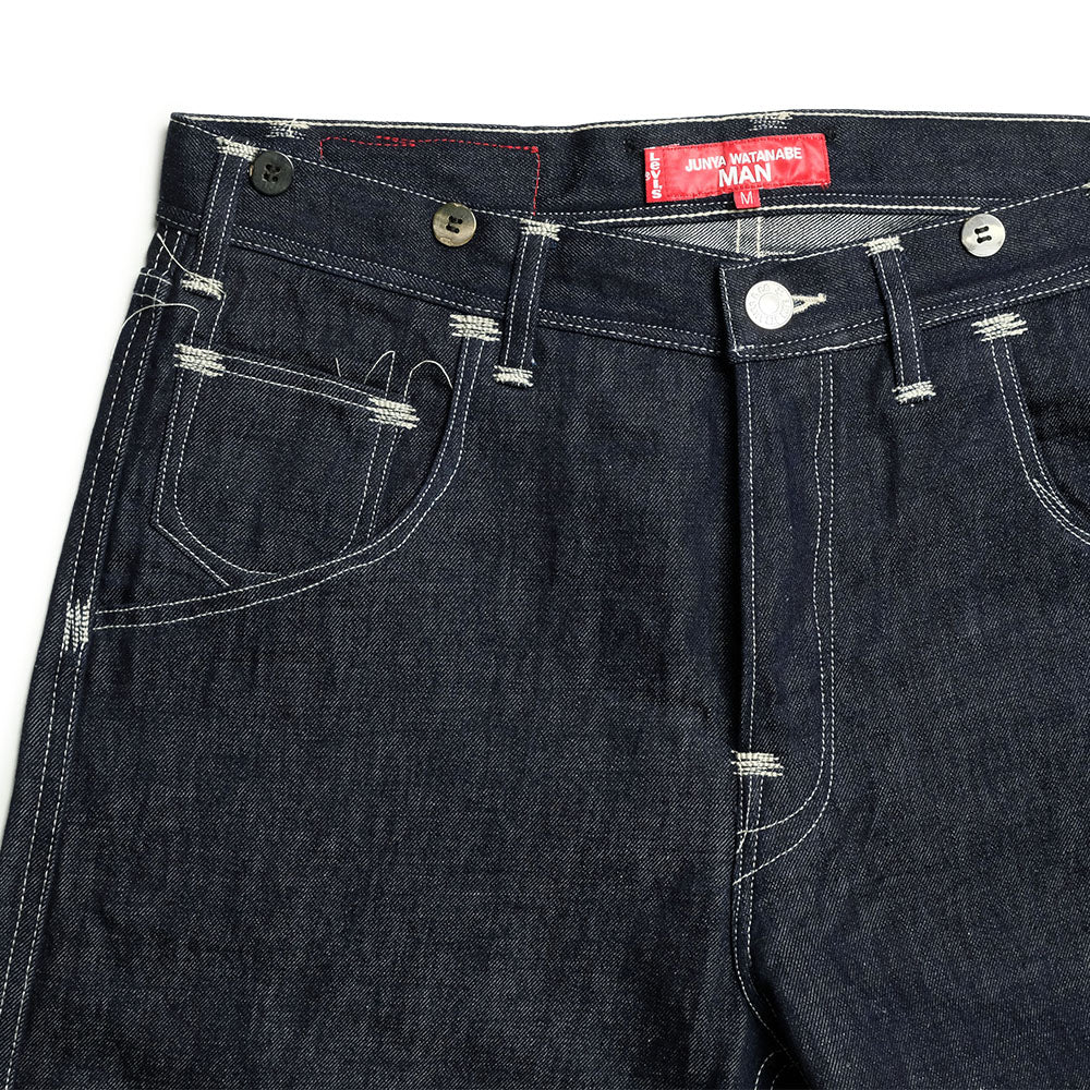 JUNYA WATANABE MAN - Cotton x Linen / Heavy Stitch - Collaborated with Levi's - WQ-P210-051