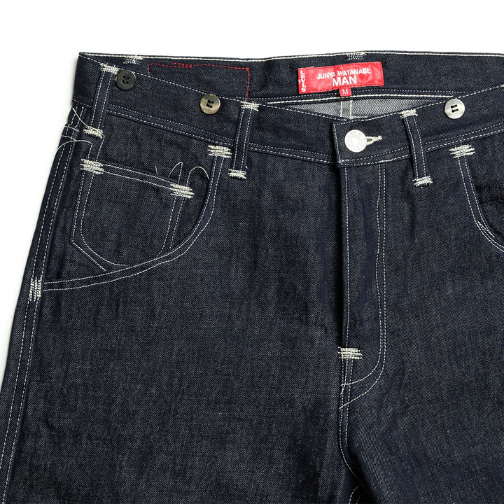 JUNYA WATANABE MAN - Cotton x Linen / Heavy Stitch - Collaborated with Levi's - WQ-P210-051