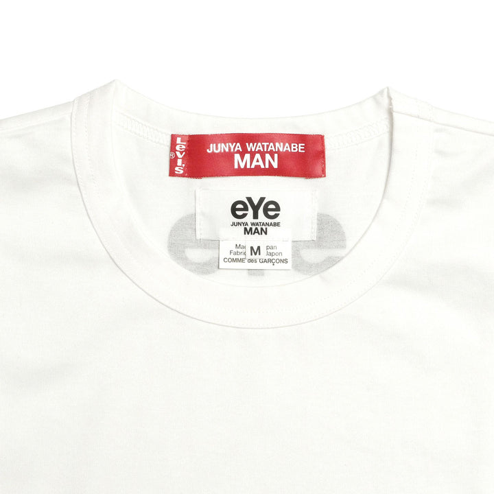 eYe JUNYA WATANABE MAN - High-density Cotton Jersey Printed T-shirt - Collaborated with Levi’s - WQ-T910-100