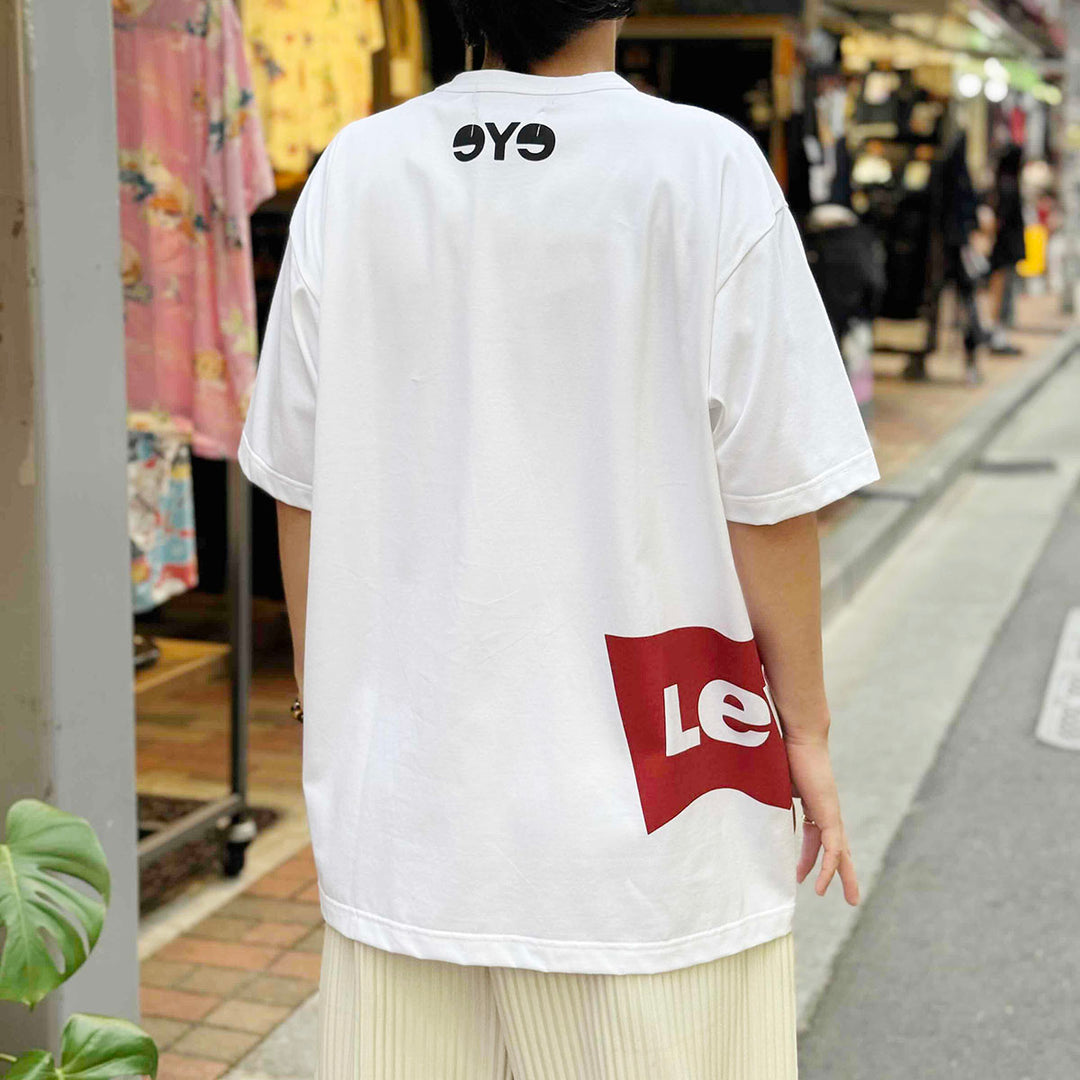 eYe JUNYA WATANABE MAN - High-density Cotton Jersey Printed T-shirt - Collaborated with Levi’s - WQ-T910-100