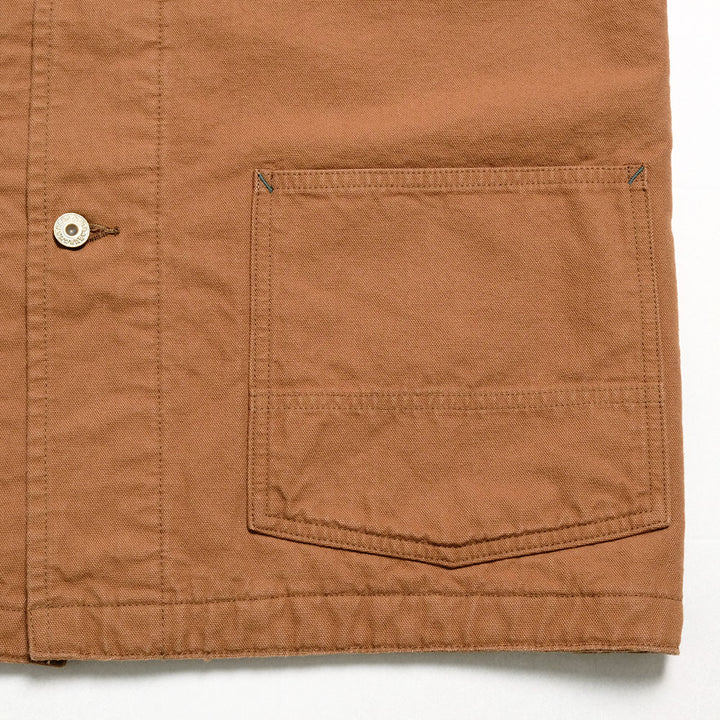 BURGUS PLUS - Blanket Lining Heavy Brown Oxford Coverall - BP25903