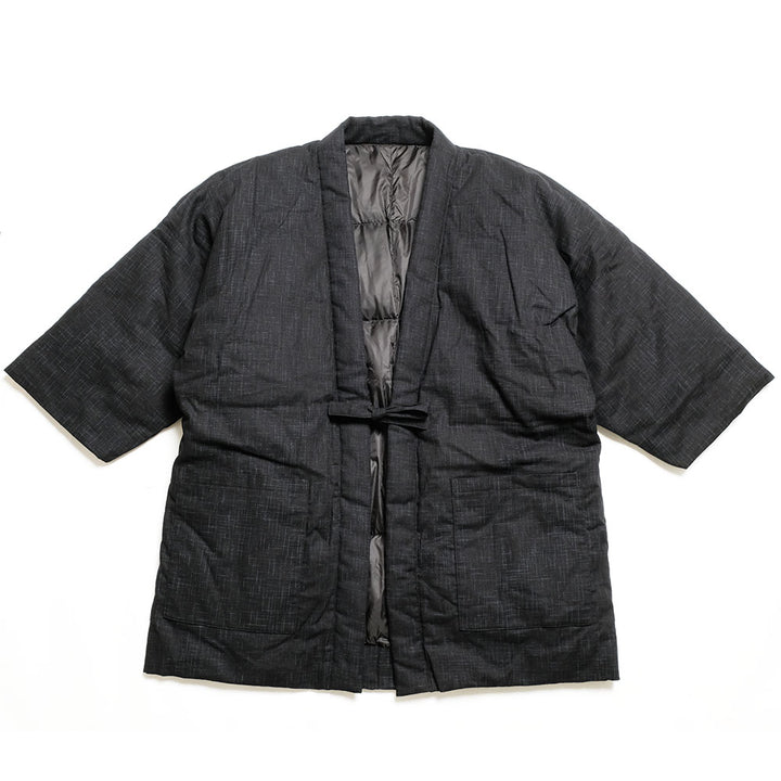 BURGUS PLUS - ZANTER x BURGUS PLUS - Tsumugi Down HAN-TEN - Black Solid - BP25908ZNT-BK