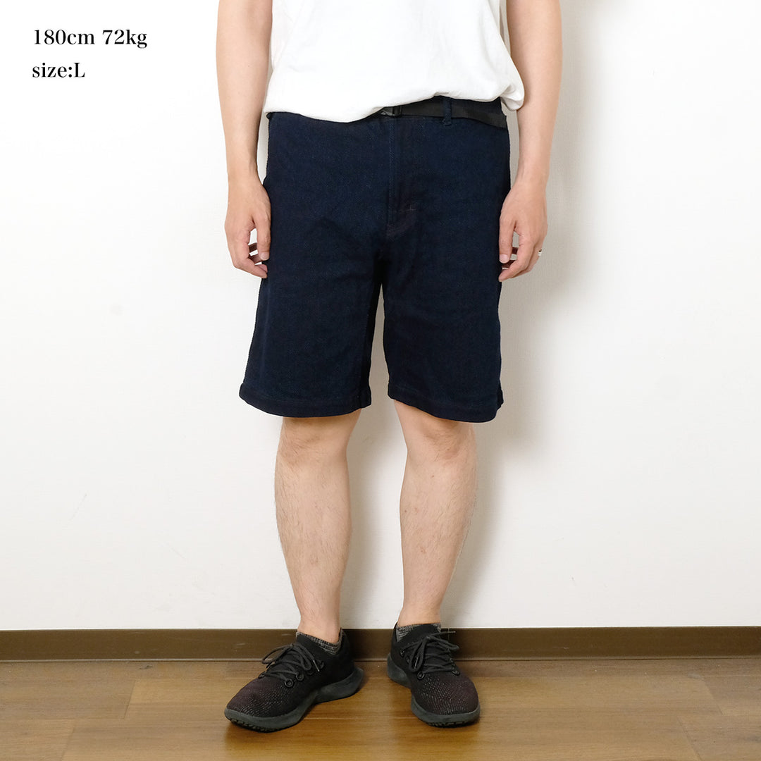BURGUS PLUS - Fes Shorts - Indigo Dobby - BP26304