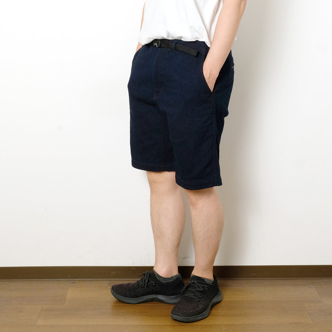 BURGUS PLUS - Fes Shorts - Indigo Dobby - BP26304